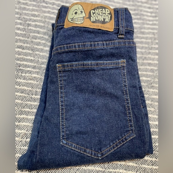 CHEAP MONDAY | Jeans High Skinny jeans long leg  Size 31/32 waist - Picture 1 of 16